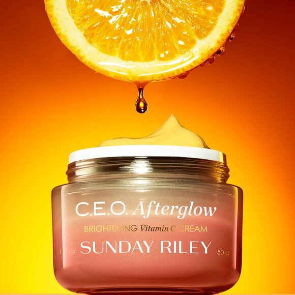 BNIB ✅ Sunday Riley Mini C.E.O. Afterglow Brightening Vitamin C Moisturizer ✨NIB - Picture 9 of 11